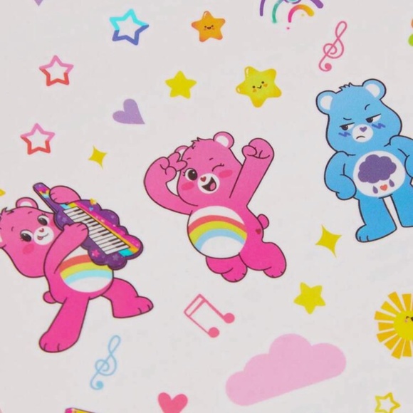 Care Bears Cartoon Fake Press On Nails & Body Temporary Tattoo Stickers New Lot - Picture 4 of 12